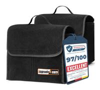 upgrade4cars 2 x Sac de Coffre Voiture en Feutre | Boite Rangement pour Outils & Entretien | Accessoire Utile Gadget