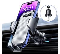 Upgraded 100% Silicone 360° Rotating Car Phone Holder For Mobile Phones And Cars Iphone Samsung Huawei Etc. White