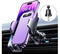 Upgraded 100% Silicone 360° Rotating Car Phone Holder For Mobile Phones And Cars Iphone Samsung Huawei Etc. Purple