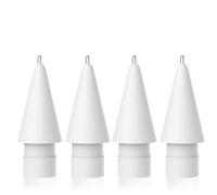 Upgraded 4 Pack Pencil Tips for Apple Pencil,No Wear Out Fine Point Precise Control Pencil Replacement Nibs,Compatible with Apple Pencil 1st Gen and 2nd Gen/iPad Pro Pencil,White