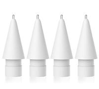 Upgraded 4 Pack Pencil Tips for Apple Pencil,No Wear Out Fine Point Precise Control Pencil Replacement Nibs,Compatible with Apple Pencil 1st Gen and 2nd Gen/iPad Pro Pencil,White
