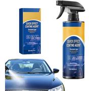 Upgraded Car Coating Spray, Quick Effect Coating Agent, Car Coating Spray for Shine & Protection, Scratch Wax Polish Oil Film Emulsion Glass Cleaner Superior Hydrophobic Layer (1PCS)