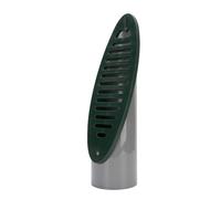 Upgraded Drainage Grate, PVC Detachable Grate Angled Sloped Yard Drain,Green Yard Drain Grate Emitter for Sump Pump Discharge and Downspout Extensions, Prevents Standing Water