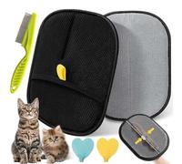 Upgraded Electrostatic Gloves Pet Hair, Electrostatic Hair Removal Glove, Static Hair Removal Glove for Dogs and Cats, Reusable Cat & Dog Hair Remover for Couch, Furniture, Carpet, Car Seat (B,1PC)