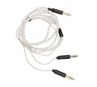 Upgraded Silver Plated Copper 3.5mm to Dual Cable 1.2m for Hi-Fi Headphones