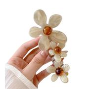 Upgraded Spiral Hair Ties for Women - Damage-Free Soft Elastic Telephone Cord Ponytail Holder, Wrinkle-Free No-Dent Coil. (Jelly flowers)