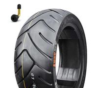 Upgraded Tyre Pneu sans Chambre à air 130/60-10 for Scooter, pneus de Rue de Remplacement 130/60/10 48J for Roue Avant ou arrière | s'adapte sur Une Jante de 10 Pouces | Fournit Une Traction fiable