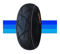 Upgraded Tyre Pneu sans Chambre à air 130/60-10 for Scooter, pneus de Rue de Remplacement 130/60/10 54J for Roue Avant ou arrière | s'adapte sur Une Jante de 10 Pouces | Pneu de Rue Stable(A)