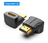 Upgraded Up 1 Piece Vention-Adaptateur HDMI 90 270, convertisseur mâle vers femelle à angle droit résistant, connecteur HD 4K pour HDTV, PS4, Lptop, boîtier TV, prolongateur HDMI ""Nipseyteko