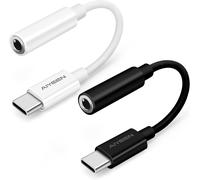 Upgraded Usb C To 3.5mm Female Headphone Adapter (2 Pack),Usb C To Aux Headphone Audio Adapter Compatible With Iphone 15 Series Samsung,Pixel,Ipad (Mixed)