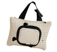 Upgrades Broderie Bébé Cas Suspendu Lingette Humide Sac Coton Lin Accessoire Grande Taille pour Parents Brodé Ours Mouche Lingettes Pochettes