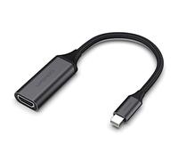 Upgrow Adaptateur Thunderbolt vers HDMI en aluminium Mini DP DisplayPort vers HDMI pour Apple MacBook Air/Pro, Microsoft Surface Pro/Dock, Moniteur, projecteur, etc