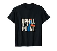 Uphill is The Point Trail Runner Randonnée T-Shirt