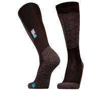 UphillSport - Halla Alpine Merino & Quick Dry - Chaussettes de ski - EU 35-38 - black / turqoise