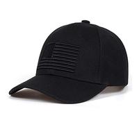 Uphily Chapeaux Drapeau américain, 3.1 Noir, M/Taille Unique