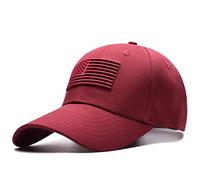 Uphily Chapeaux drapeau américain, 3.11 Bordeaux, M/taille unique