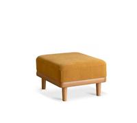 Upholstered Chaise Lounge Chair Indoor with Ottoman Boucle Modern and Simple Solid Wood Single Sofa,Small Couch for Bedroom(1)