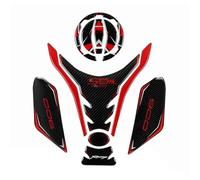 UPIKIT Kit d'autocollants Autocollant De Protection De Réservoir De Carburant De Moto pour Kawasaki Z900 Z 900 SE Z 900 2017-2023 Accessoires Étanches(Rouge,X-1)