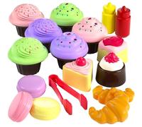 Uping Accessoire Cuisine Enfant Dinette Enfant 3 Ans et Plus Ustensiles de Cuisine Bebe Kit Jouets Alimentaires
