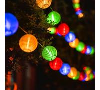 Uping Guirlande Lumineuse Exterieure Pile Guirlande Lampions Led Interieur 20 Lanternes LED 3,8M(Multicolore)