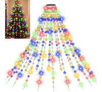 Uping Guirlande Lumineuse Sapin de Noël 400 Led 2mx20 Guirlande Electrique Sapin de Noël Lumineux Exterieur Intérieur Decoration Noel (Multicolore)