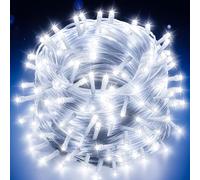 Uping Guirlande Lumineuse Sapin de Noël 500LED 50M Guirlande Lumineuse Extérieure Intérieur Guirlande Led Exterieur Decoration Noël Guirlande Electrique Sapin (Blanc Froid)