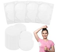 UPIQNG Lot de 100 coussinets de sudation jetables pour aisselles - Auto-adhésifs - Non aromatisés - Non visibles - Pour homme et femme