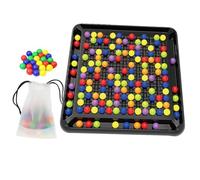Upiulote Jeux de société pour Tout-Petits, Jeux de société stratégie Balle Arc-en-Ciel, Jouets d'apprentissage des échecs avec 168 Balle Arc-en-Ciel, fête la Famille Tableaux créative pour Les ADU