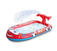 Upiulote Splash Pad Splash Sprinkler Pool Pool extérieur Summer Water Play Toys Baby for Toddlers Kids Fire Truck
