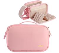 UPIUU Cadeau de voyage pour femme, maman, sœur, trousse de toilette, cadeau de Noël pour femme, trousse de maquillage de taille complète, cuir synthétique résistant à l'eau, essentiel de
