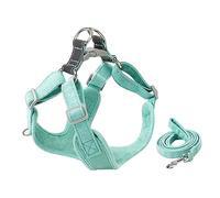 UPKOCH 1 Ensemble Corde De Traction De Type Gilet Petit Harnais pour Chien Toilettage Entraînement Chiot Teckels Marcher Sangle De Chien Anti Forme Suède Light Green