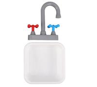 UPKOCH 1 Ensemble de Jeu d'imitation : évier de Cuisine, Robinet et ustensiles pour Enfants, Accessoires en Plastique pour la Cuisine.