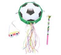 UPKOCH 1 ensemble de piñatas sportives : piñatas de football pour fête d'anniversaire, fournitures de jeux de fête sur le thème des sports d'été traditionnels avec masque pour les yeux en