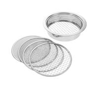 UPKOCH 1 Ensemble De Tamis De Jardin Polyvalent, Tamis À Sol Amovible en Maille, Tamis De Jardinage en Acier Inoxydable pour Sable, Bonsaï, Roches