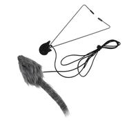 UPKOCH 1 Ensemble Jeu de Chat Suspendu avec Teaser de Accessoires Interactifs pour Stimule Instinct de Chasse Favorise Activité Physique