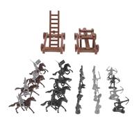 UPKOCH 1 Ensemble modèle de Cheval de cavalerie Soldats modèles Figures d'action de Soldat Mini Figurine Figurines de Personnes Miniatures Figurines Jouets Miniatures Abdos