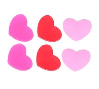 UPKOCH 1 Jeu Amortisseurs De Vibration De Tennis Silicone Lot de Cœurs Rose des Chocs Et du Vibration pour Racket Facile À Installer 6 Pièces