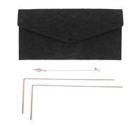 UPKOCH 1 Kit de Baguette de sourcier - Équipement de Chasse aux fantômes, Pendule divinatoire, en Feutre pour la Divination spirituelle, Exploration de l'eau, bâtons de Sorcellerie