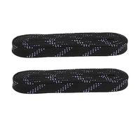 UPKOCH 1 Paire Lacets de Hockey Cirés Gel et Fracture Idéaux pour Ski et Sports Noir