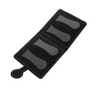 UPKOCH 1 Pc De Médiators Étui De Rangement pour Médiators Organisateur De Kit D'accessoires De Guitare Pilulier Portable Support De Médiator pour Guitare Ukulélé Black Cuir