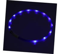 UPKOCH 1 Pièce Collier Lumineux pour Animal de Compagnie Farce Chat étiqueter avec nom Collier de Chien pour Animaux de Compagnie Lumineux pour Chien Gel de silice Bleu
