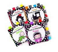 UPKOCH 1 Pièce livre de main de bébé livre d'entraînement cognitif livres livre en tissu premiers livres éducatifs