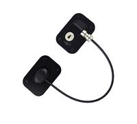 UPKOCH 1 pièce Verrou de Sécurité Multifonction pour Garçon Fille Verrou de Fenêtre Porte Noir Protection Renforcée Chutes Cambriolages Installation Simple pour Maison Bureau École et