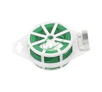 UPKOCH 1 Rouleau Attaches de Jardin Réutilisables et Ajustables Fil Souple pour Supporter et Fleurs de Fil de Jardinage avec Cutter Multi Usage pour Bricolage et Fixation de Plantes