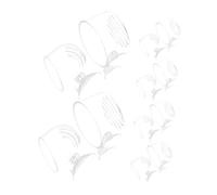 UPKOCH 10 Pièces Aquarium Plant Holder Set with Suction Cups Acrylic Fish Food Holder and Worm Feeder Cups for Fish Tanks Versatile Aquarium Planter and Pet Feeder