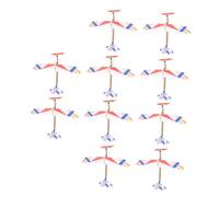 UPKOCH 10 pièces Avion Mousse DIY Modèle Avion à Main pour Garçon Fille Jeu Extérieur pour Garçons Filles Développe Habileté et Observation