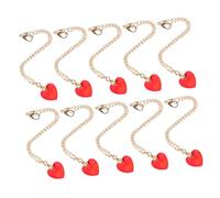 UPKOCH 10 Pièces Colliers Miniatures Forme de Cœur pour Poupées Bijoux de Costume pour Garçon Fille Accessoires Compatibles avec Plusieurs Modèles Cadeau pour Jeu Imaginaire et Fêtes