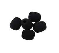 UPKOCH 10 Pièces couverture de pare-brise de micro protecteur de microphone couverture de microphone bonnette micro Bonnette anti-vent pour micro micro-cravate pare-brise Black