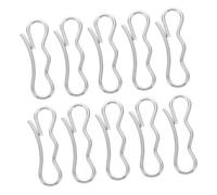 UPKOCH 10 Pièces Goupilles Fendues pour Souffleuse à Neige Design Forme de Nœud Résistantes et Durables pour Sécurisée des Composants Mécaniques Compatibles avec Machines de Déneigement