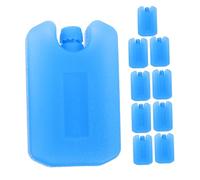 UPKOCH 10 Pièces Ice Packs Réutilisables pour Glacières Blocs Réfrigérants Compactes pour Boîtes Repas Transport et Activités Extérieures